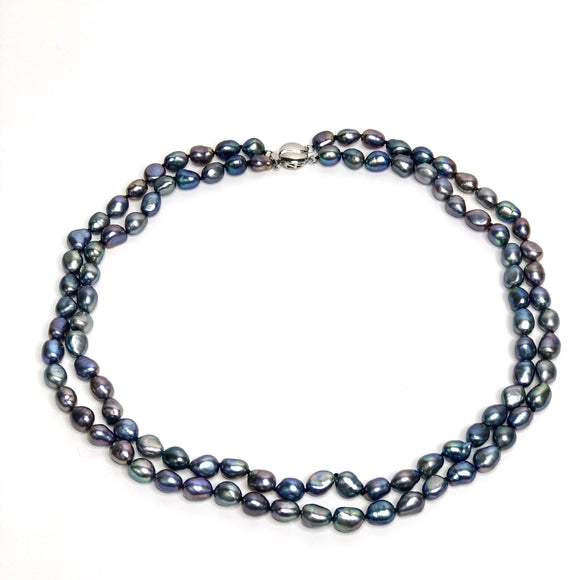 Chloe Two layered Freshwater Pearl necklace Set