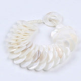 Shell necklace and bracelet