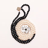 Moe Floral Pearl Necklace
