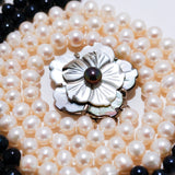 Moe Floral Pearl Necklace