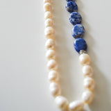 Freshwater Pearl and Agate Stone Necklace Set