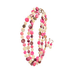 Freshwater Shell Pearl Necklace & Earrings